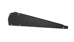FlatFix Fusion Winddeflector links zwart (1068 - 1150mm)