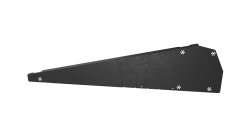 FlatFix Fusion Winddeflector rechts zwart (1068 - 1150mm)
